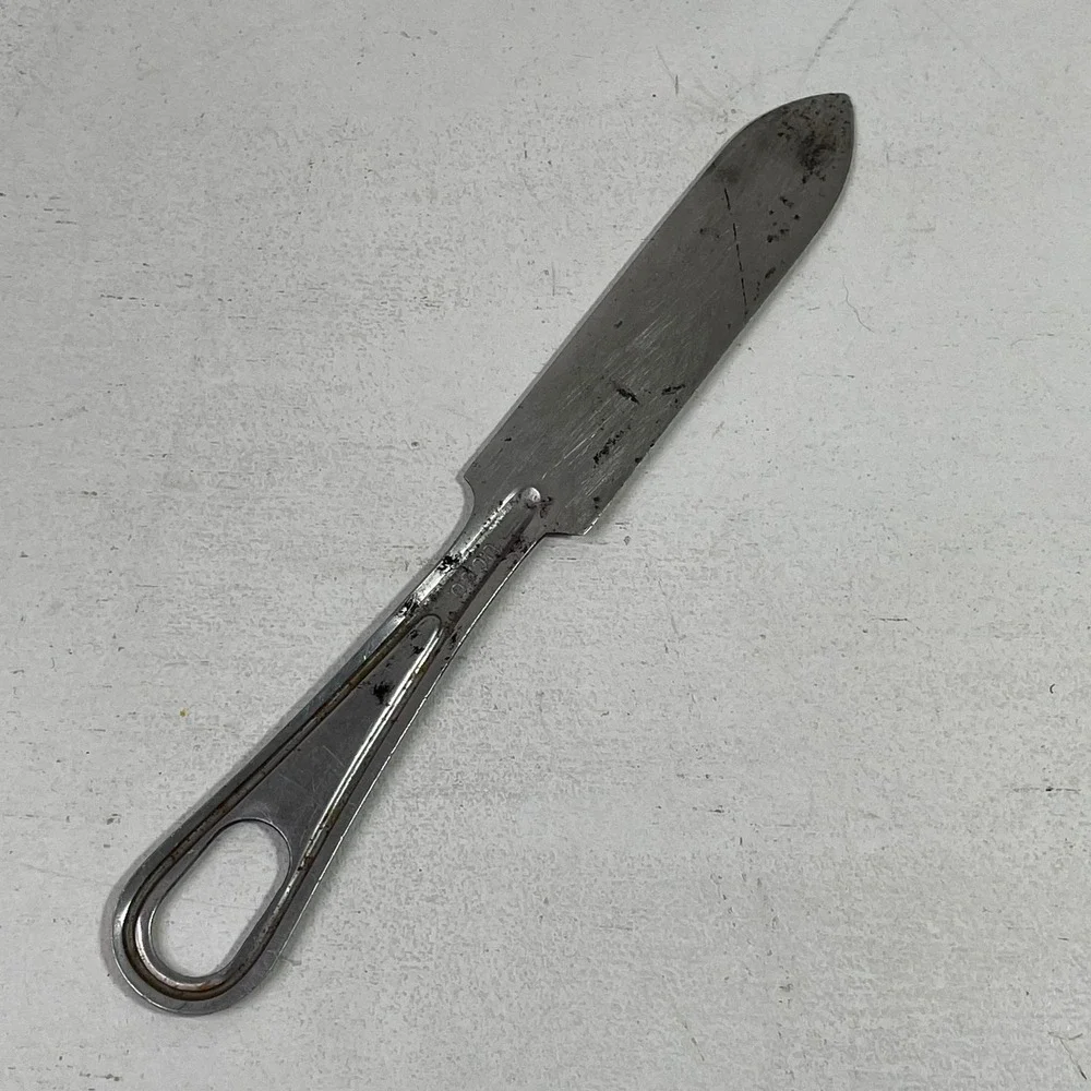 Vtg US Military Mess Kit Butter Knife UC CO Stainless Steel Field Gear Surplus